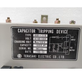 TERASAKI 0QB-110 CAPACITOR TRIPPING DEVICE